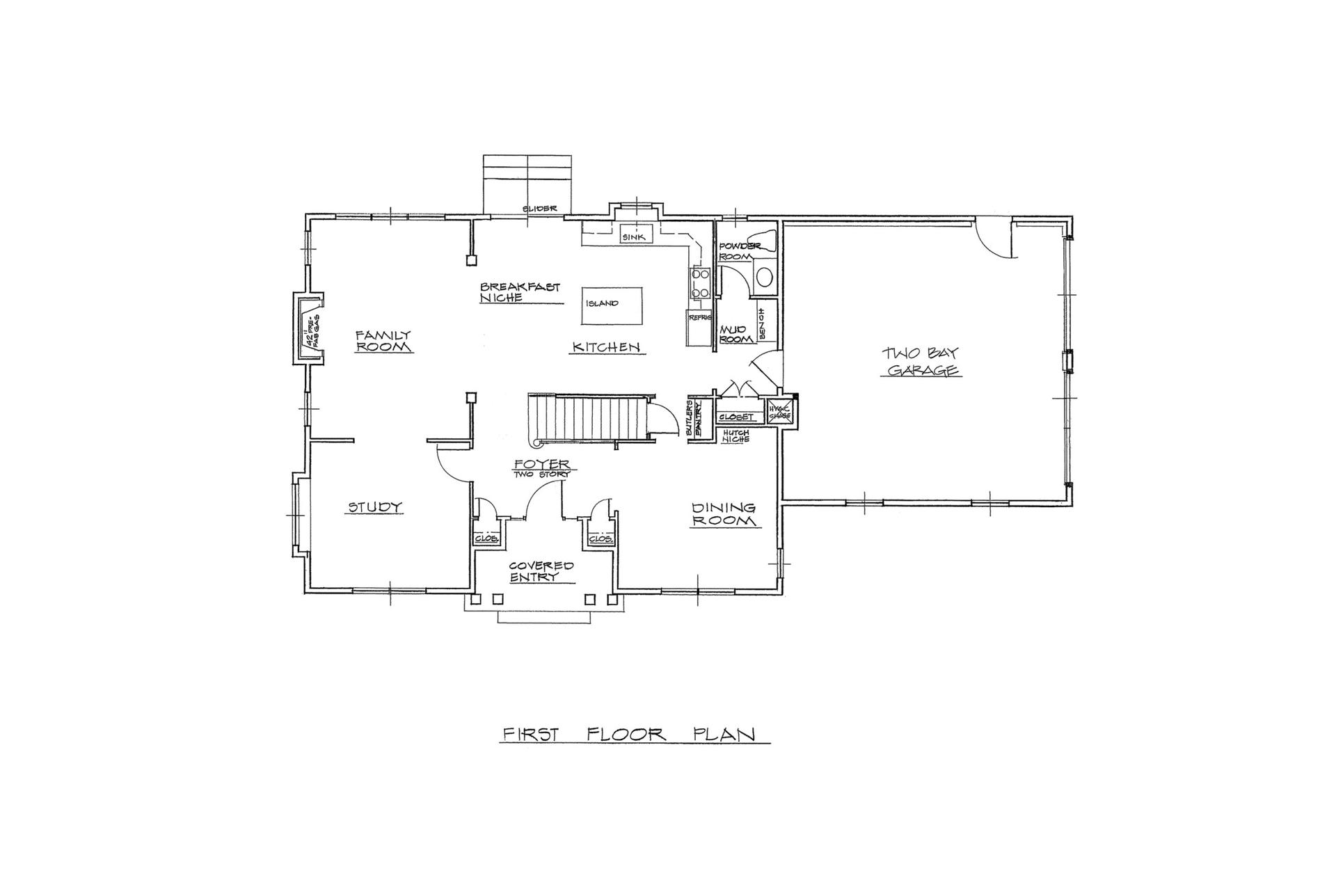 Bownstairs Floor Plan